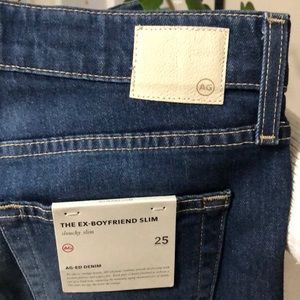 Adriano Goldschmied (AG) Jeans in The Ex-Boyfriend Slim (slouchy slim) size 25.